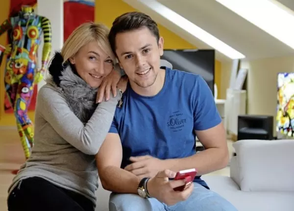 Алена Савченко с мужем