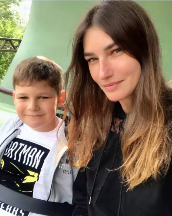 Евгения Володина с сыном