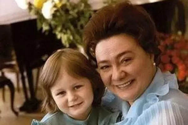 Галина Брежнева с дочерью Викторией