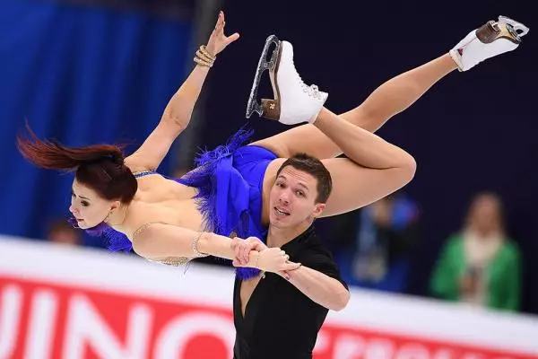 Олимпийские чемпионы - Екатерина Боброва и Дмитрий Соловьев