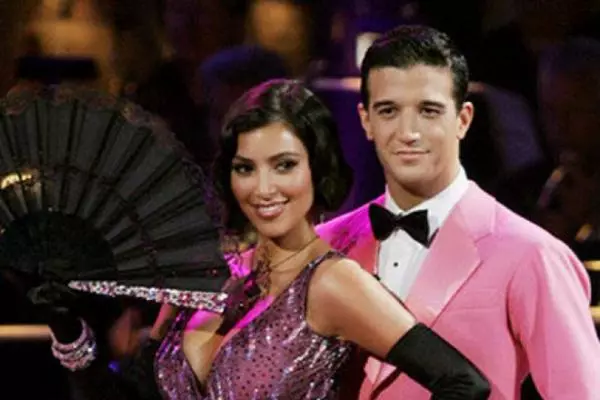 Ким Кардашян и Марк Баллас, партнер по «Танцам со звездами»