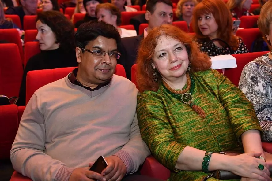 Мария Арбатова и третий муж Шумит Датта Гупта