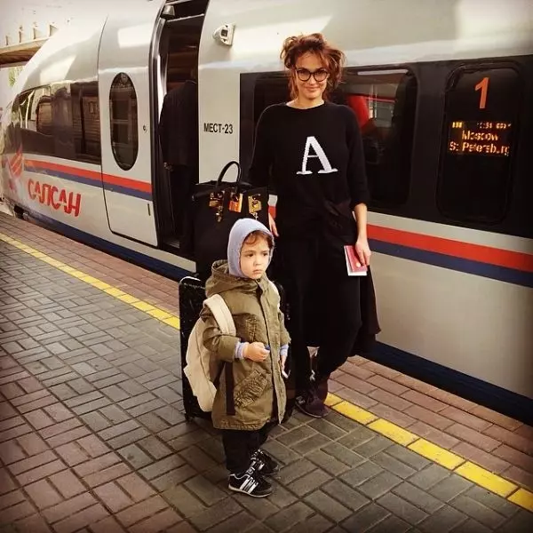 Алена с сыном Богданом